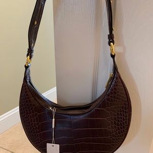 NWT JW PEI Carly Saddle Bag with branded dust bag